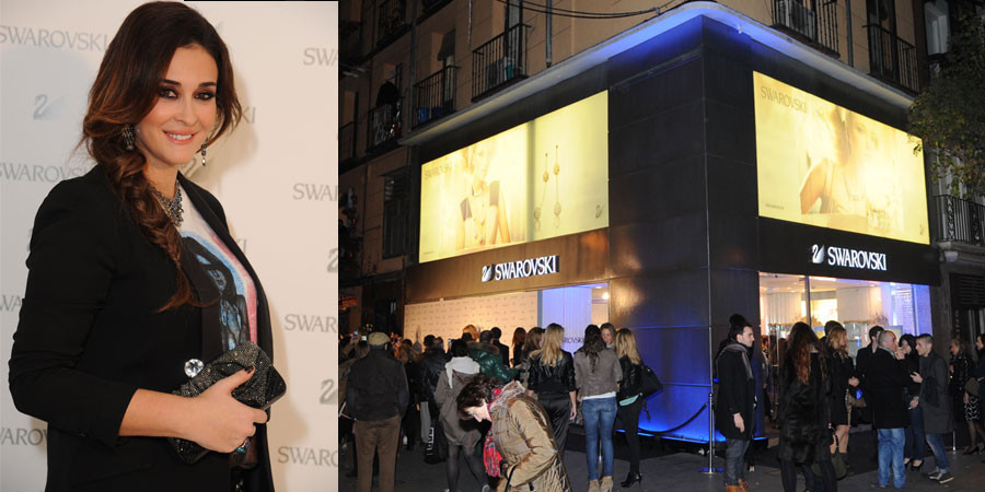 Vicky Martín Berrocal inaugura la nueva Flagship Store de Swarovski en Madrid