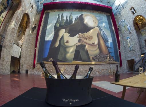 El museo-Teatro Dalí apadrina la presentación del exclusivo Dom Perignon vintage rosé 2005